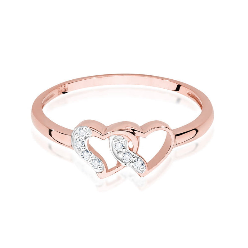 Inel Aur 14K cu Diamante Naturale 0.06 ct, imaginea 9 din 11