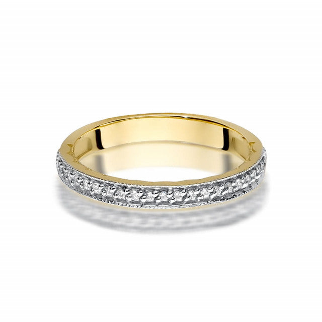 Inel Aur 14K cu Diamante Naturale 0.11 ct, imaginea 2 din 10
