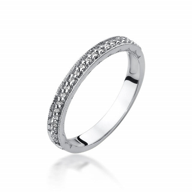 Inel Aur 14K cu Diamante Naturale 0.11 ct, imaginea 4 din 10