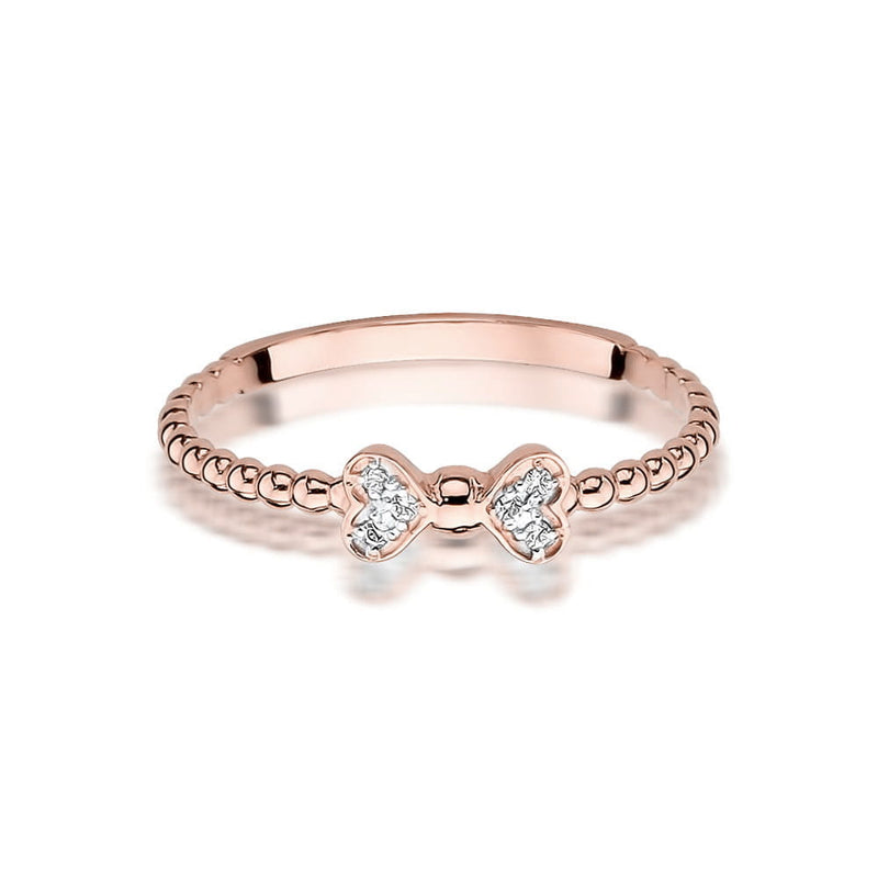 Inel Aur 14K cu Diamante Naturale 0.03 ct, imaginea 8 din 9
