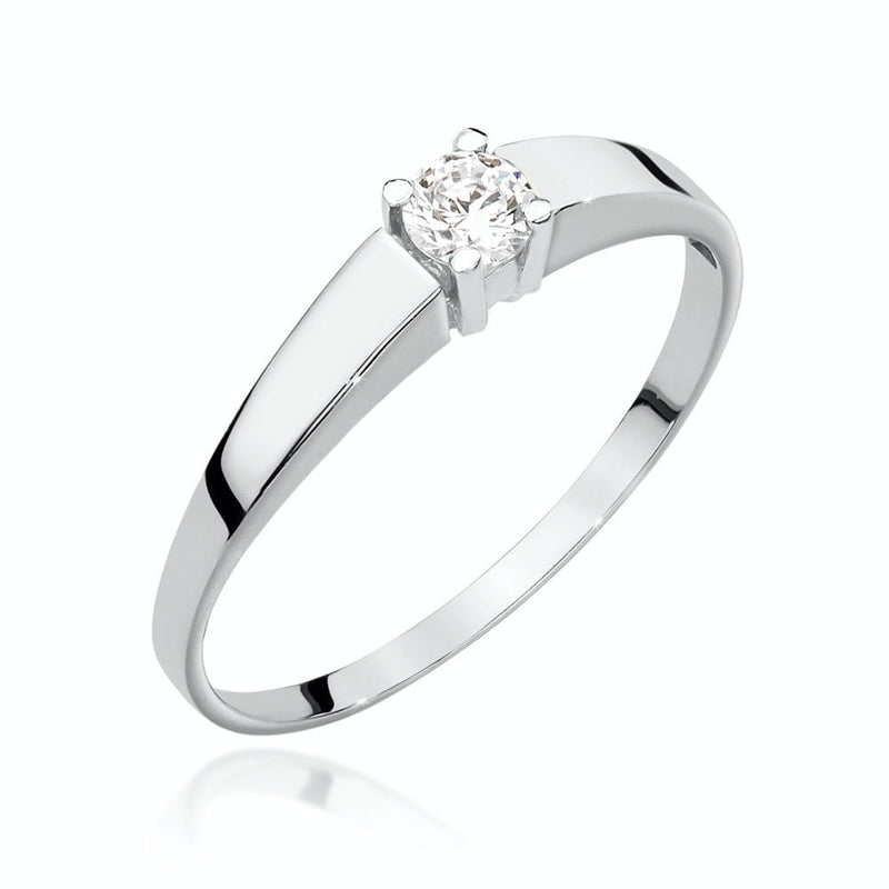 Inel Aur 14K cu Diamant Natural 0.20 ct, imaginea 4 din 9