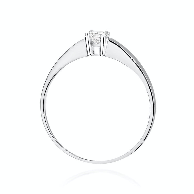 Inel Aur 14K cu Diamant Natural 0.20 ct, imaginea 6 din 9