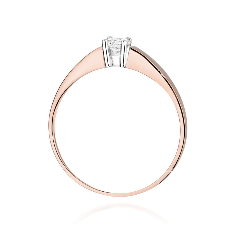 Inel Aur 14K cu Diamant Natural 0.20 ct, imaginea 9 din 9