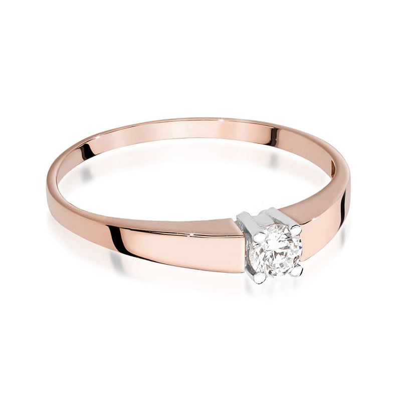 Inel Aur 14K cu Diamant Natural 0.25 ct, imaginea 8 din 9