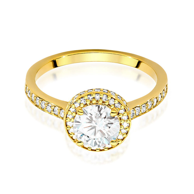 Inel Aur 14K cu Diamante Naturale 1.38 ct, imaginea 2 din 9