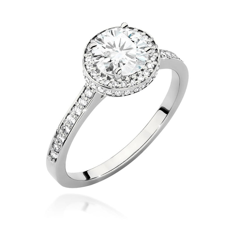 Inel Aur 14K cu Diamante Naturale 1.38 ct, imaginea 4 din 9
