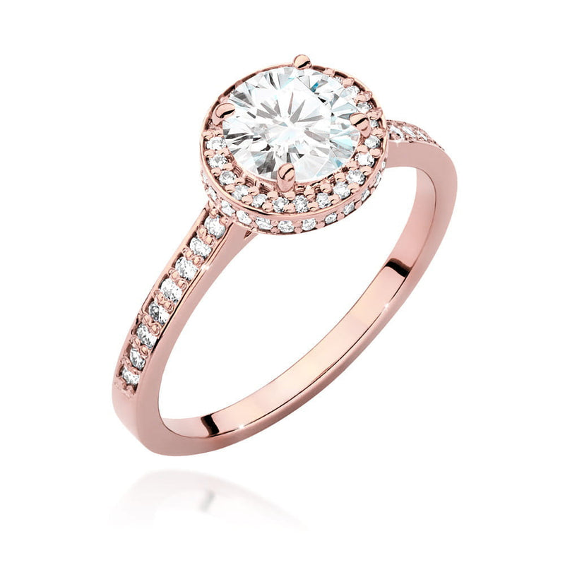 Inel Aur 14K cu Diamante Naturale 1.38 ct, imaginea 7 din 9