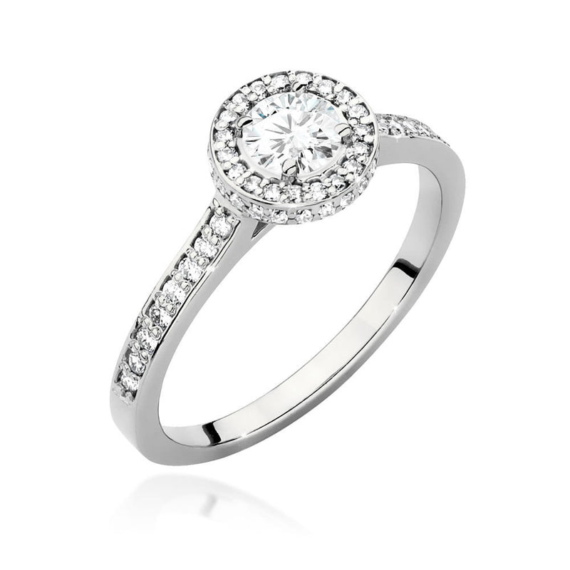Inel Aur 14K cu Diamante Naturale 0.74 ct, imaginea 4 din 10