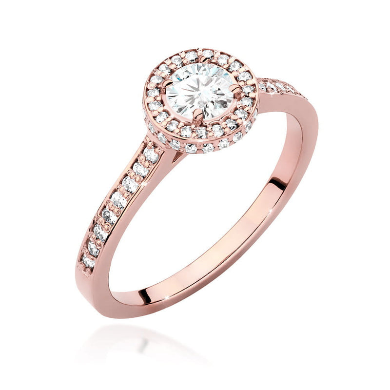Inel Aur 14K cu Diamante Naturale 0.74 ct, imaginea 8 din 10