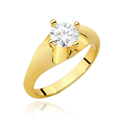 Inel Aur 14K cu Diamant Natural 0.70 ct