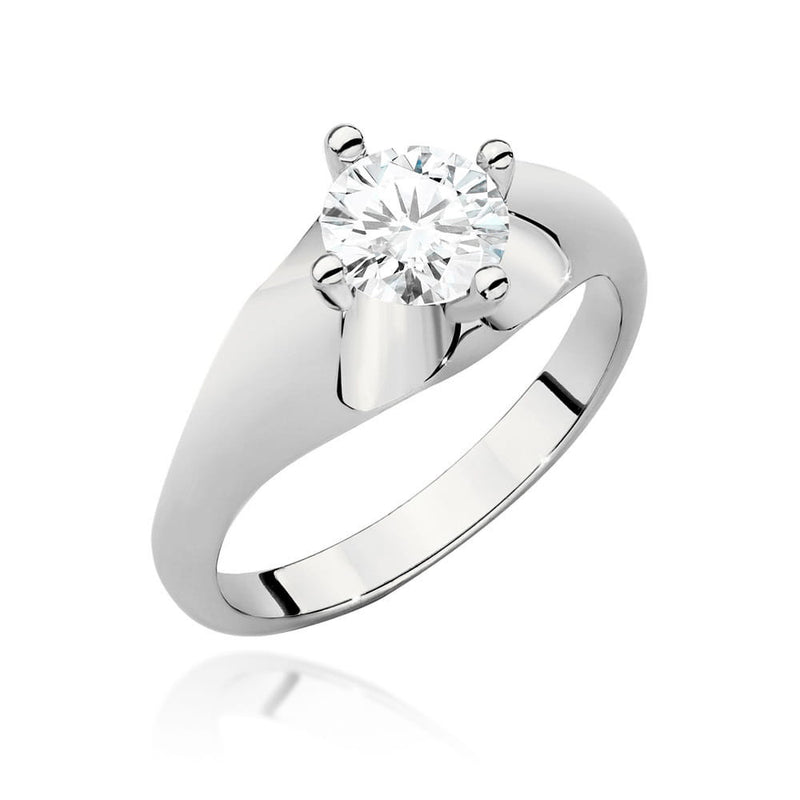 Inel Aur 14K cu Diamant Natural 0.70 ct, imaginea 4 din 9