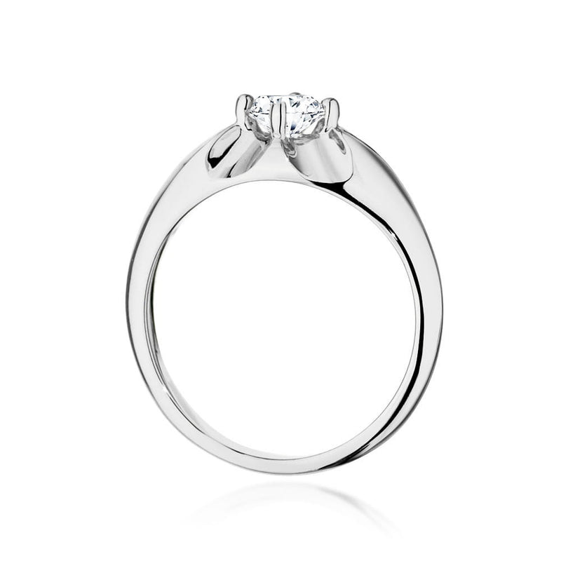 Inel Aur 14K cu Diamant Natural 0.40 ct, imaginea 6 din 9
