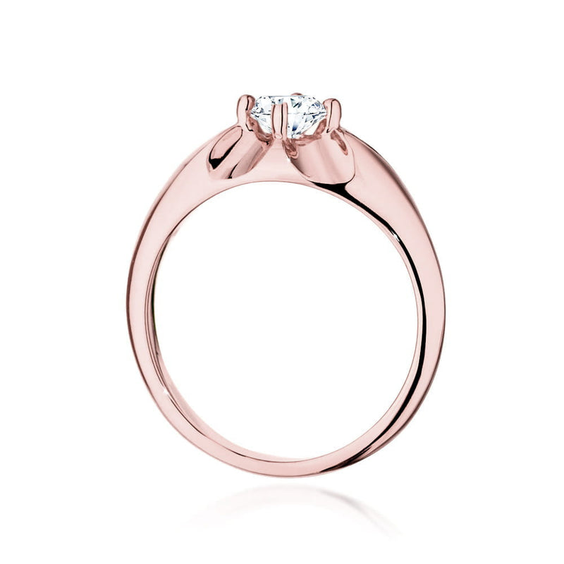 Inel Aur 14K cu Diamant Natural 0.40 ct, imaginea 9 din 9