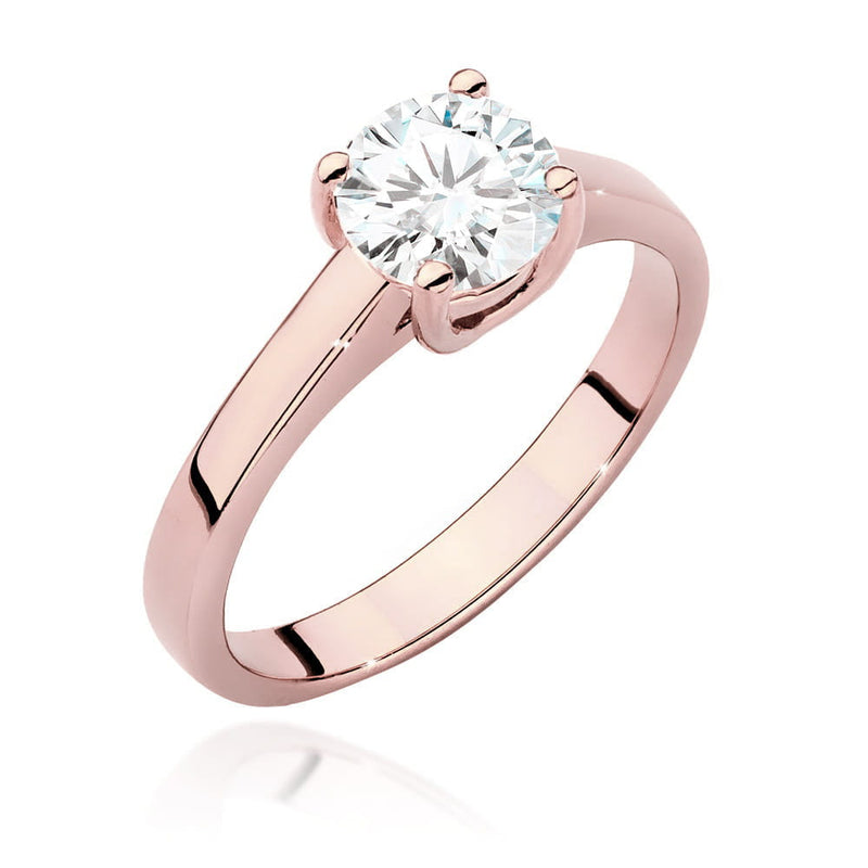 Inel Aur 14K cu Diamant Natural 1.00 ct, imaginea 7 din 9