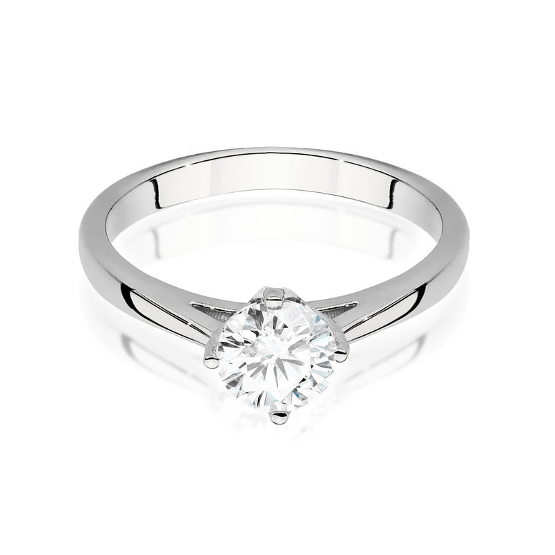 Inel Aur 14K cu Diamant Natural 0.70 ct, imaginea 5 din 9