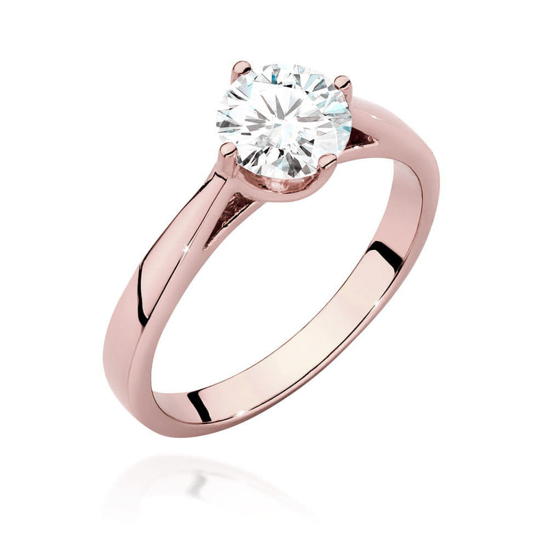 Inel Aur 14K cu Diamant Natural 1.00 ct, imaginea 7 din 9