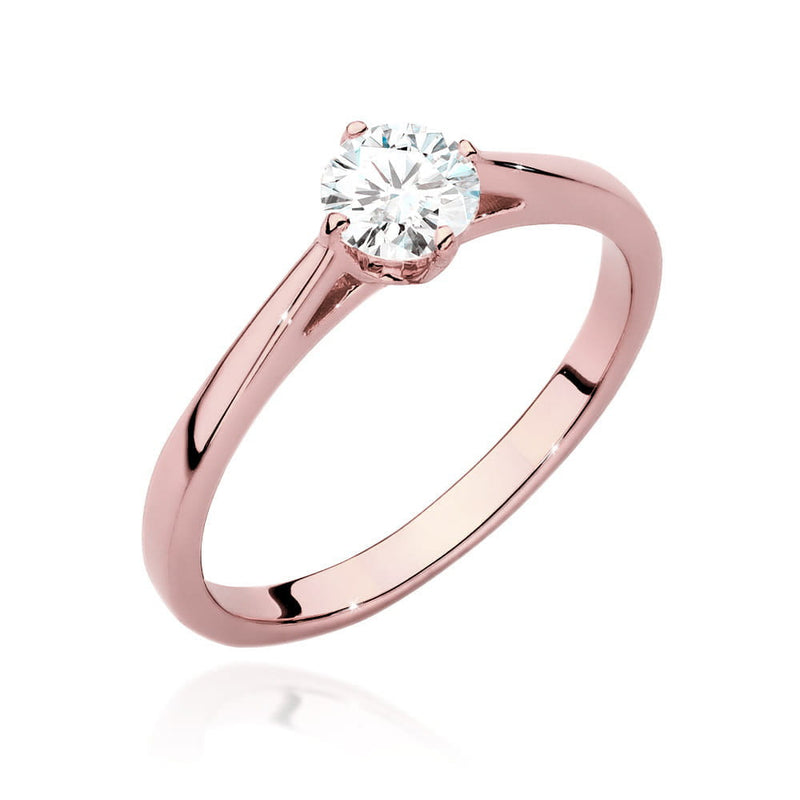 Inel Aur 14K cu Diamant Natural 0.40 ct, imaginea 7 din 9