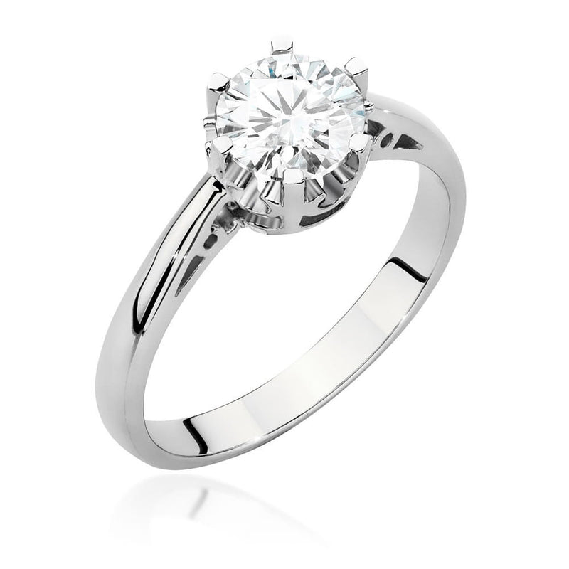 Inel Aur 14K cu Diamant Natural 1.00 ct, imaginea 4 din 9