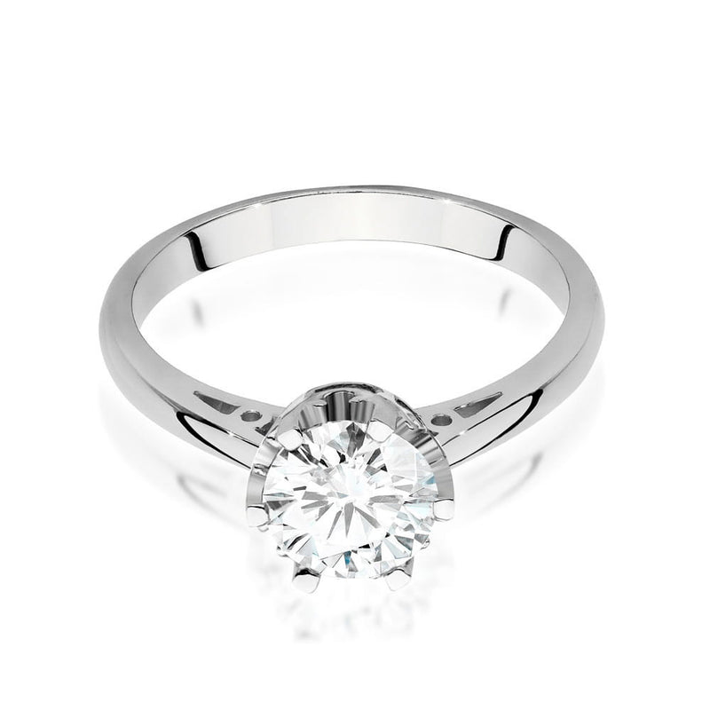 Inel Aur 14K cu Diamant Natural 1.00 ct, imaginea 5 din 9