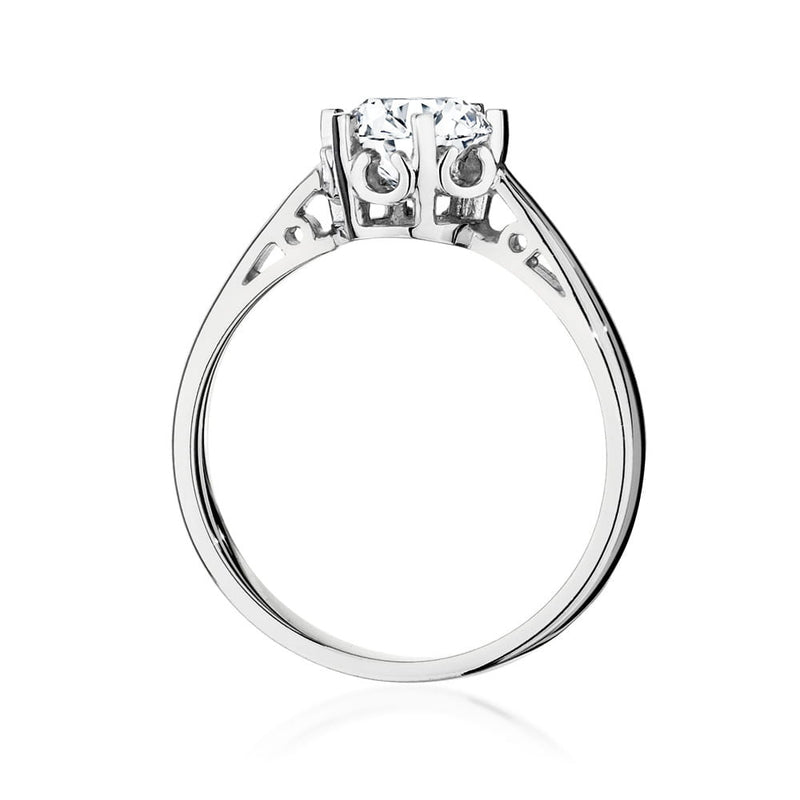 Inel Aur 14K cu Diamant Natural 1.00 ct, imaginea 6 din 9
