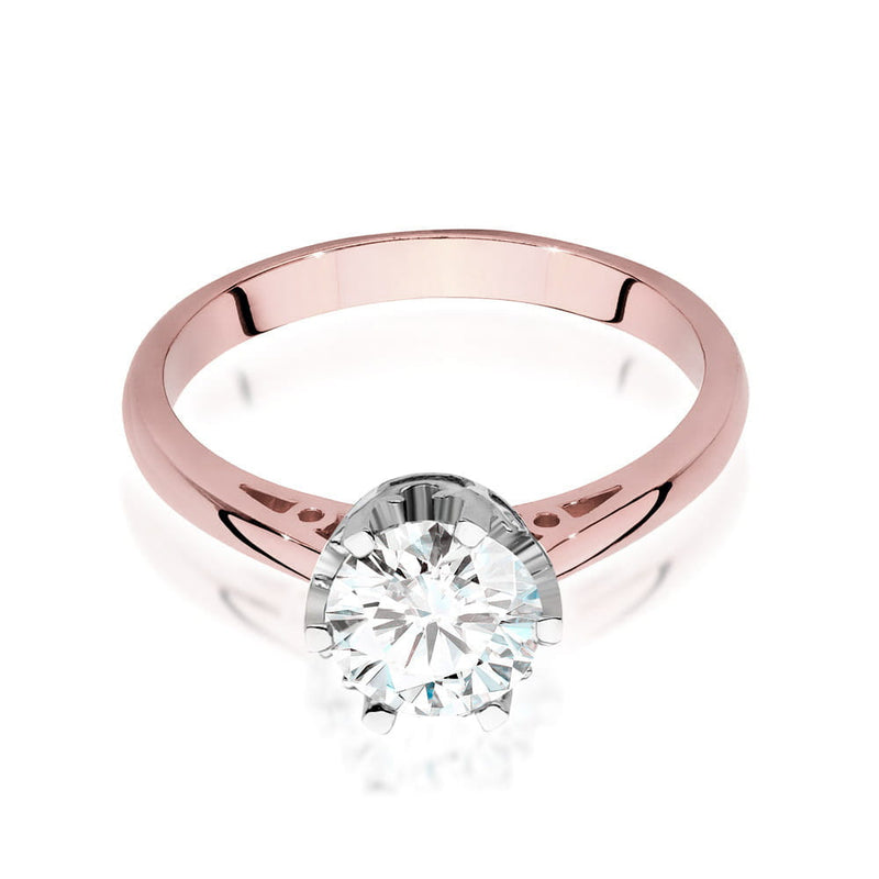 Inel Aur 14K cu Diamant Natural 1.00 ct, imaginea 8 din 9