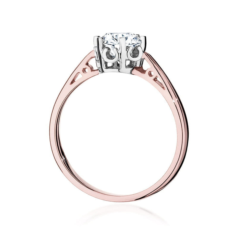 Inel Aur 14K cu Diamant Natural 0.70 ct, imaginea 9 din 9