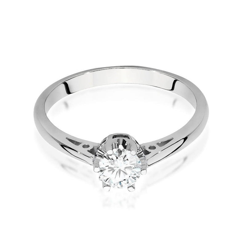 Inel Aur 14K cu Diamant Natural 0.40 ct, imaginea 5 din 9