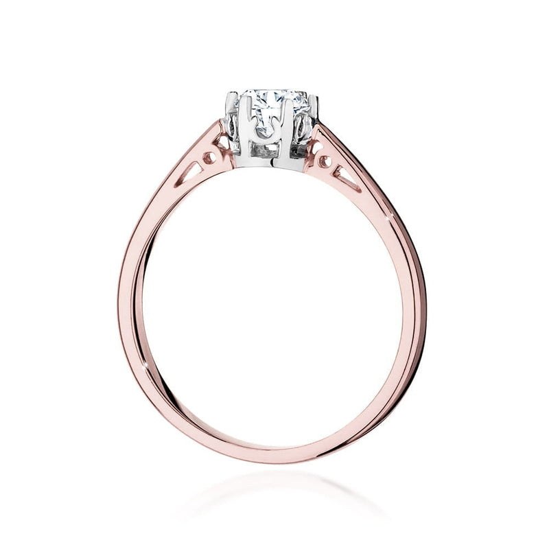 Inel Aur 14K cu Diamant Natural 0.40 ct, imaginea 9 din 9