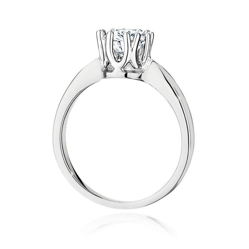 Inel Aur 14K cu Diamant Natural 0.70 ct, imaginea 6 din 9