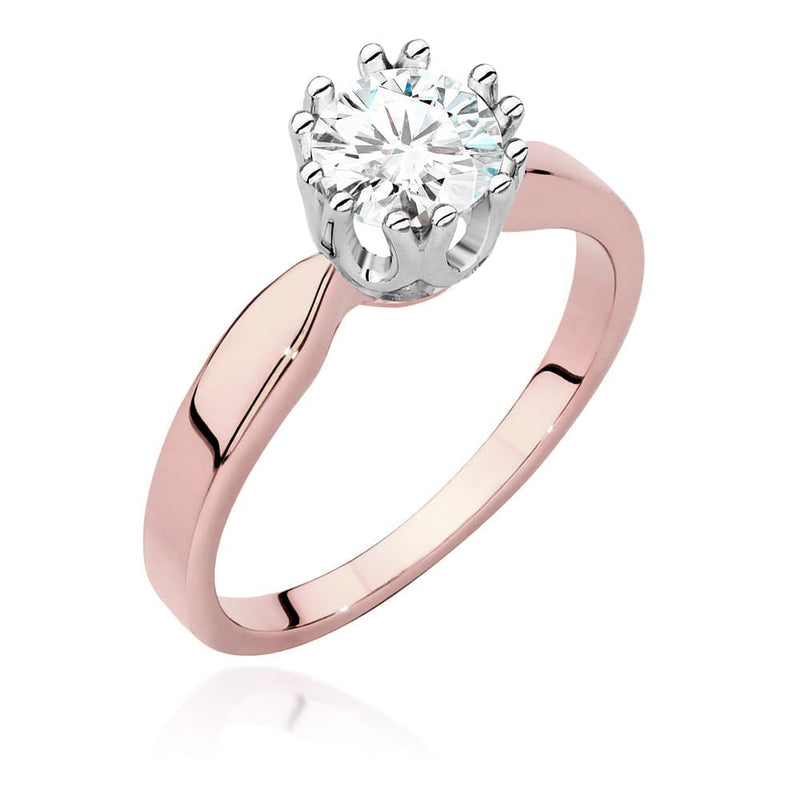 Inel Aur 14K cu Diamant Natural 0.70 ct, imaginea 7 din 9