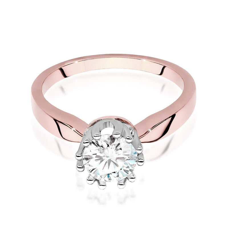 Inel Aur 14K cu Diamant Natural 0.70 ct, imaginea 8 din 9