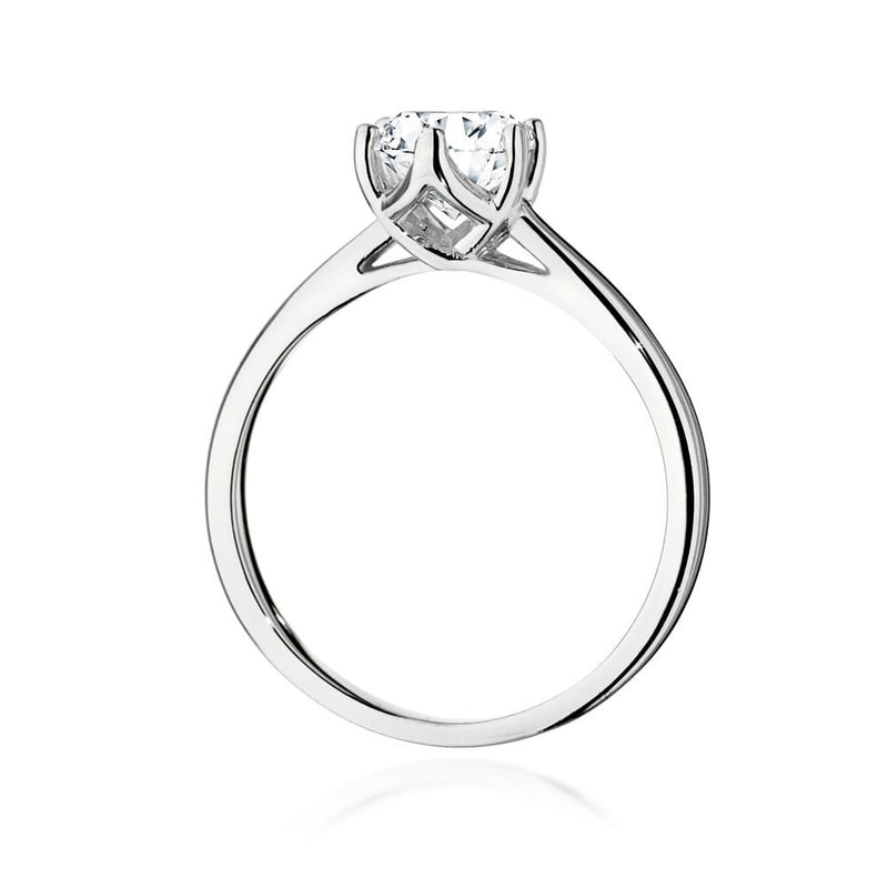 Inel Aur 14K cu Diamant Natural 1.00 ct, imaginea 6 din 9