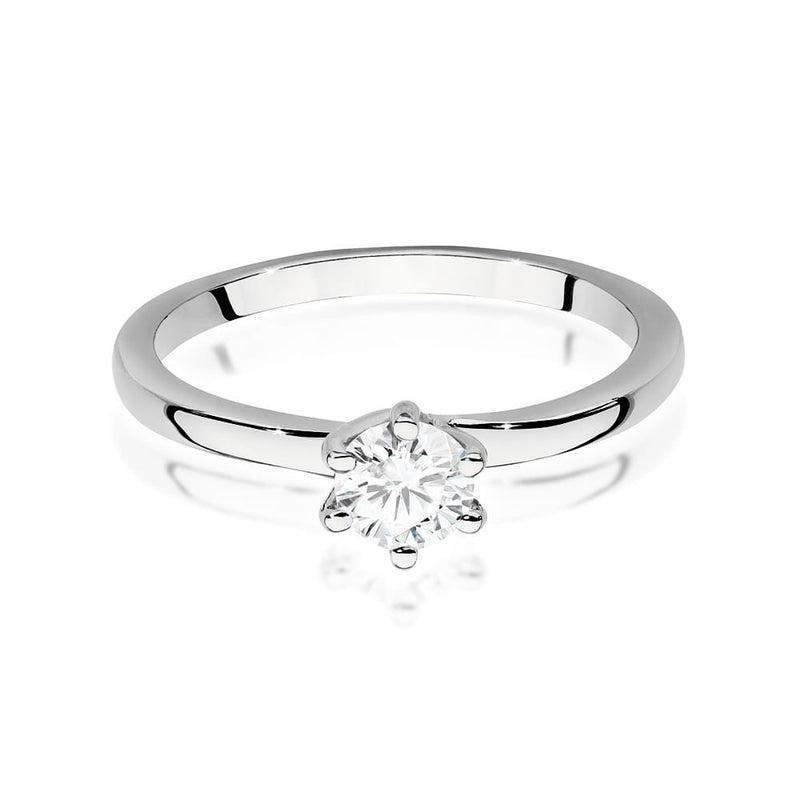 Inel Aur 14K cu Diamant Natural 0.40 ct, imaginea 5 din 9