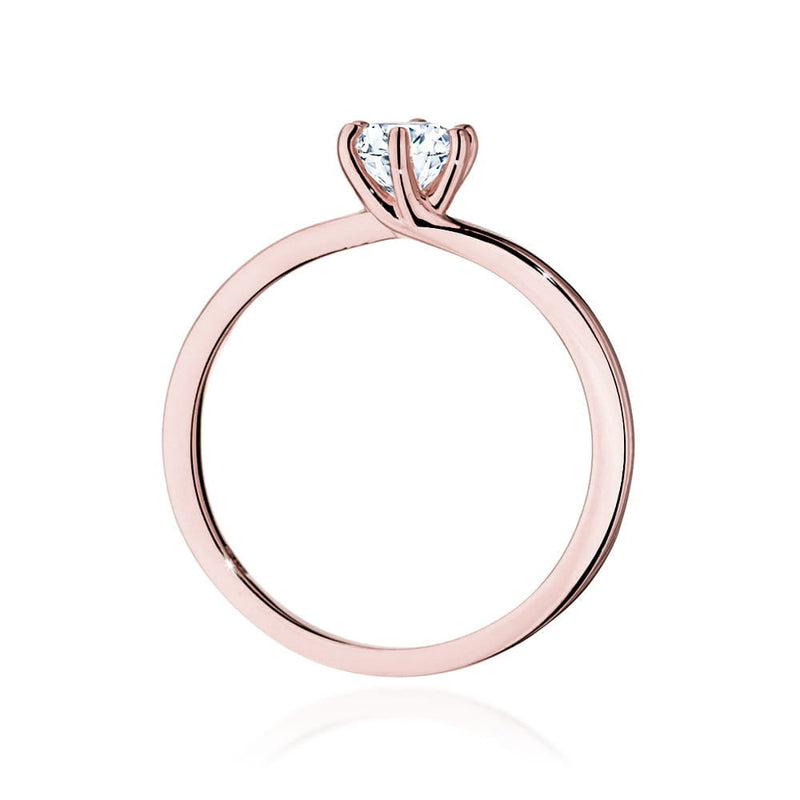 Inel Aur 14K cu Diamant Natural 0.40 ct, imaginea 9 din 9