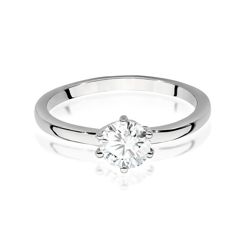 Inel Aur 14K cu Diamant Natural 0.70 ct, imaginea 5 din 9