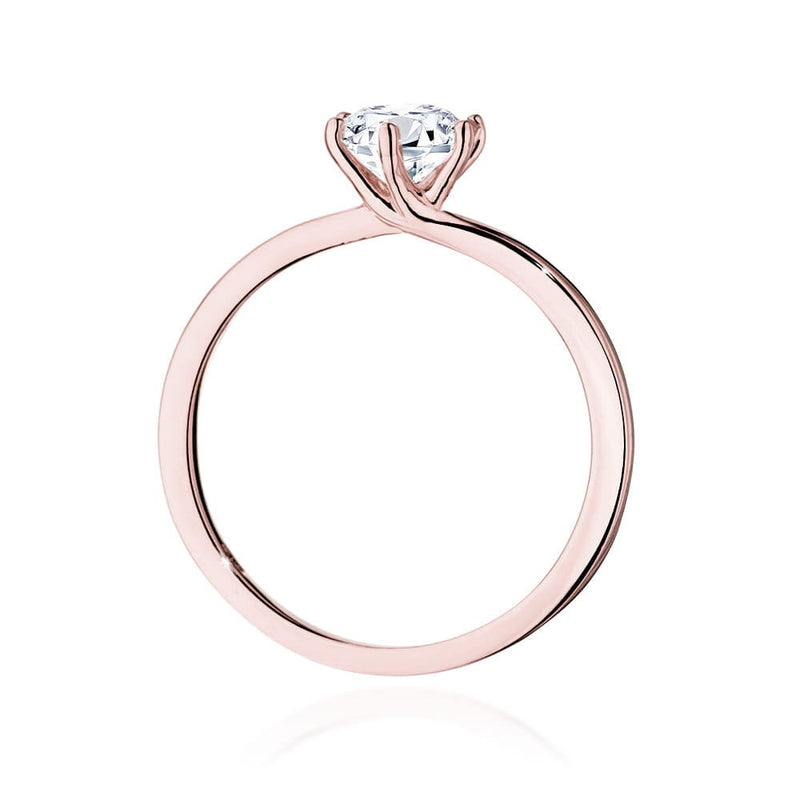 Inel Aur 14K cu Diamant Natural 0.70 ct, imaginea 9 din 9