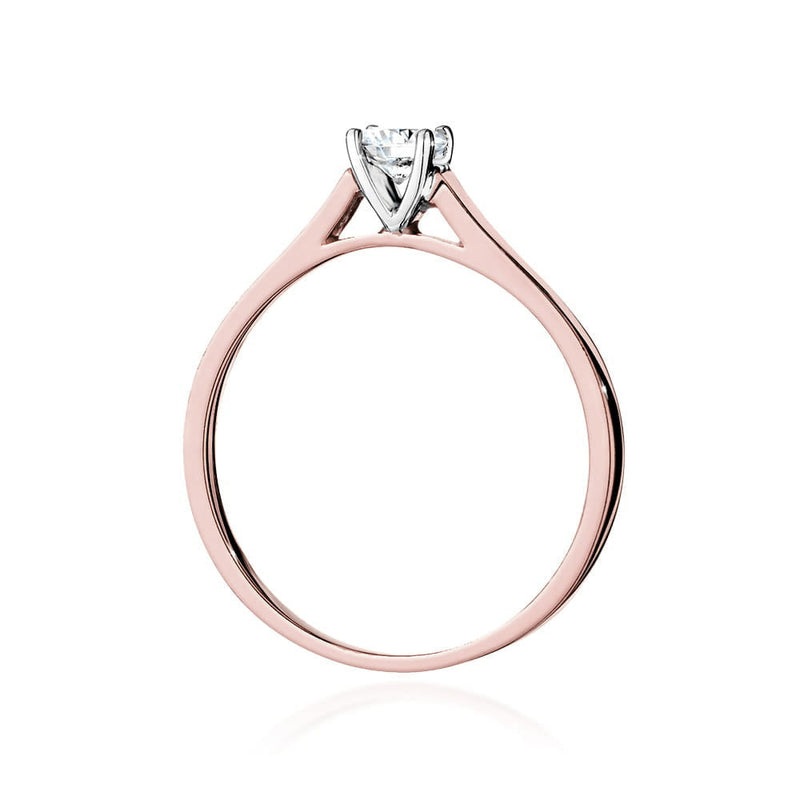 Inel Aur 14K cu Diamant Natural 0.40 ct, imaginea 9 din 9