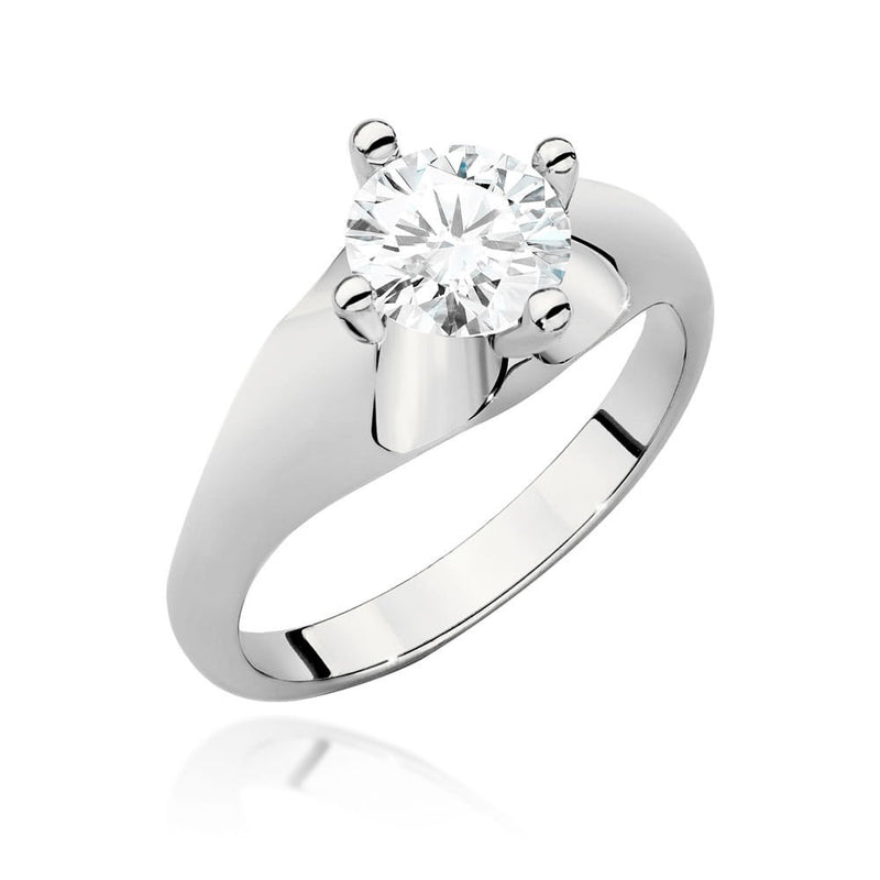 Inel Aur 14K cu Diamant Natural 1.00 ct, imaginea 4 din 9