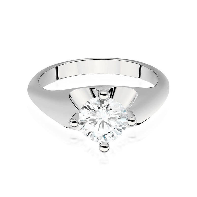 Inel Aur 14K cu Diamant Natural 1.00 ct, imaginea 5 din 9