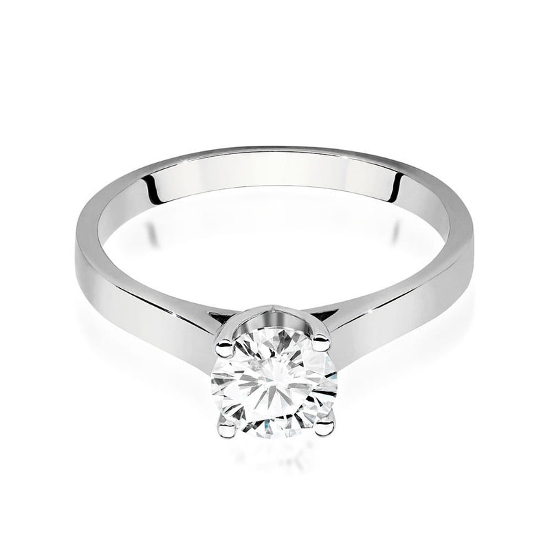 Inel Aur 14K cu Diamant Natural 0.70 ct, imaginea 5 din 9