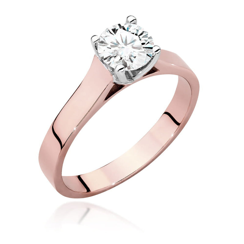 Inel Aur 14K cu Diamant Natural 0.70 ct, imaginea 7 din 9