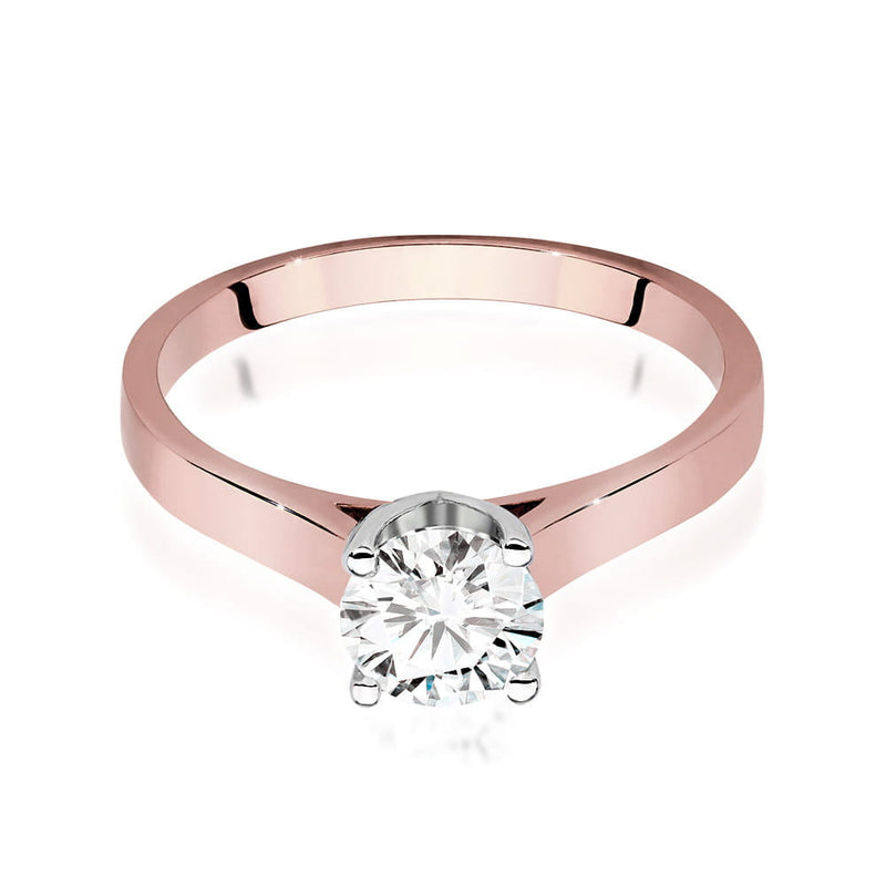 Inel Aur 14K cu Diamant Natural 0.70 ct, imaginea 8 din 9