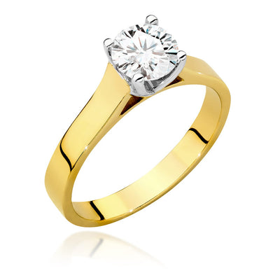 Inel Aur 14K cu Diamant Natural 1.00 ct