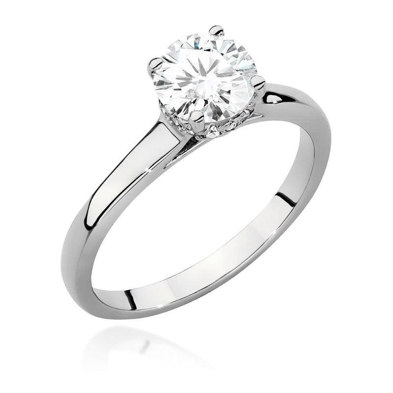 Inel Aur 14K cu Diamante Naturale 1.07 ct, imaginea 4 din 9