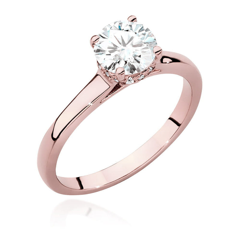 Inel Aur 14K cu Diamante Naturale 1.07 ct, imaginea 7 din 9