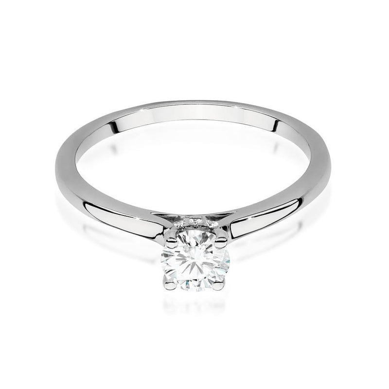 Inel Aur 14K cu Diamante Naturale 0.46 ct, imaginea 5 din 8