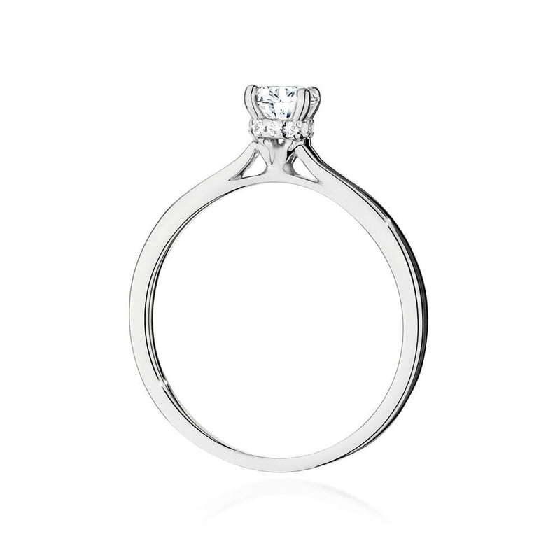 Inel Aur 14K cu Diamante Naturale 0.46 ct, imaginea 6 din 8