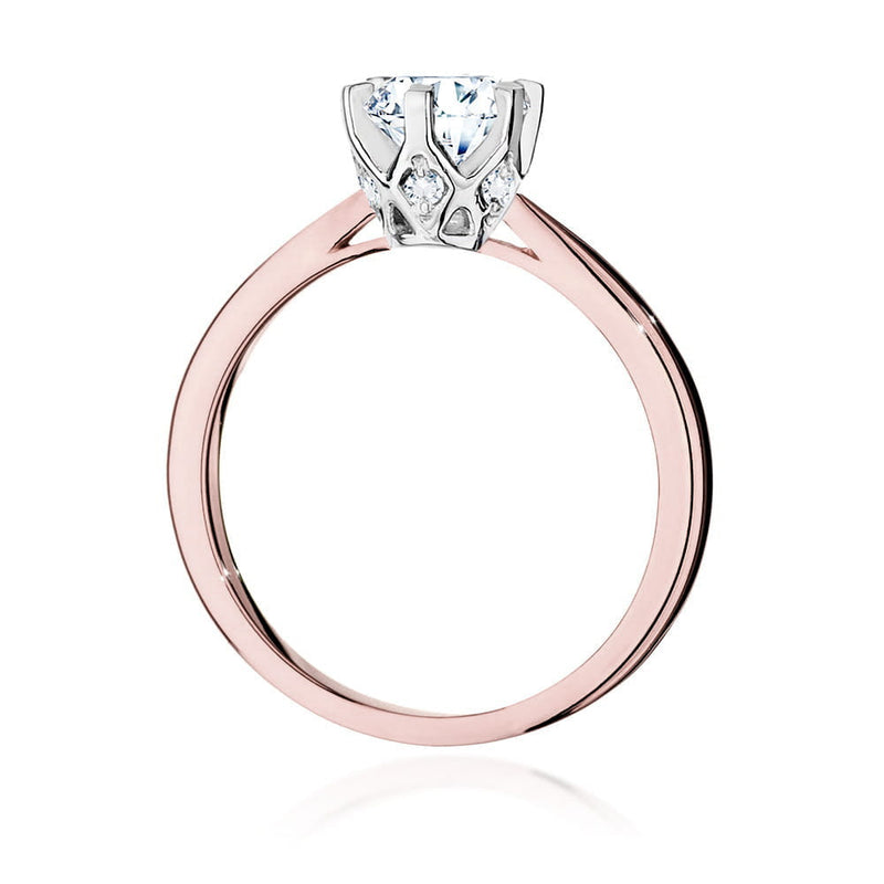Inel Aur 14K cu Diamante Naturale 1.06 ct, imaginea 9 din 9