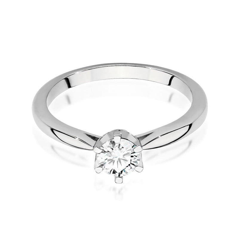 Inel Aur 14K cu Diamante Naturale 0.46 ct, imaginea 5 din 9