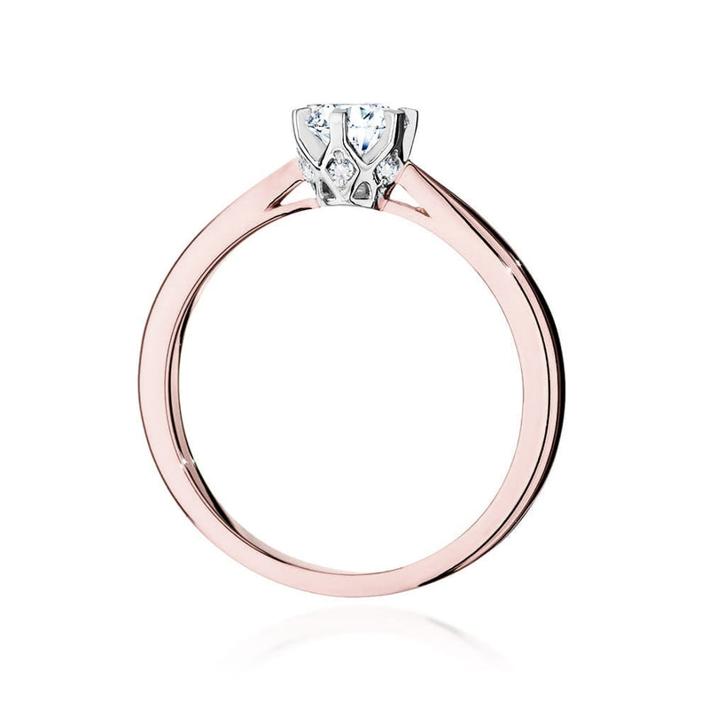 Inel Aur 14K cu Diamante Naturale 0.46 ct, imaginea 9 din 9